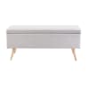 Grey Vintage Storage Bench